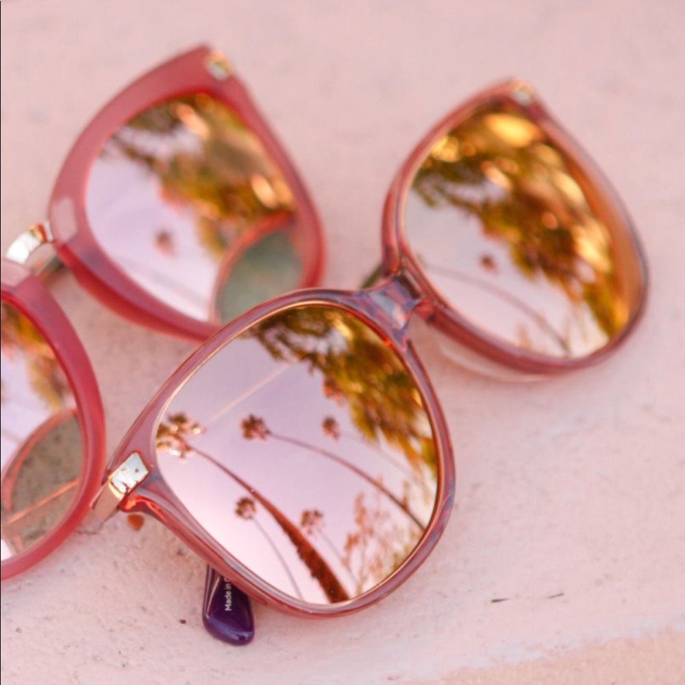 TOMS Sandela 201 Rose Gold Sunglasses